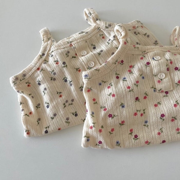 FLORAL ROMPER AND HEADBAND SET [PREORDER]