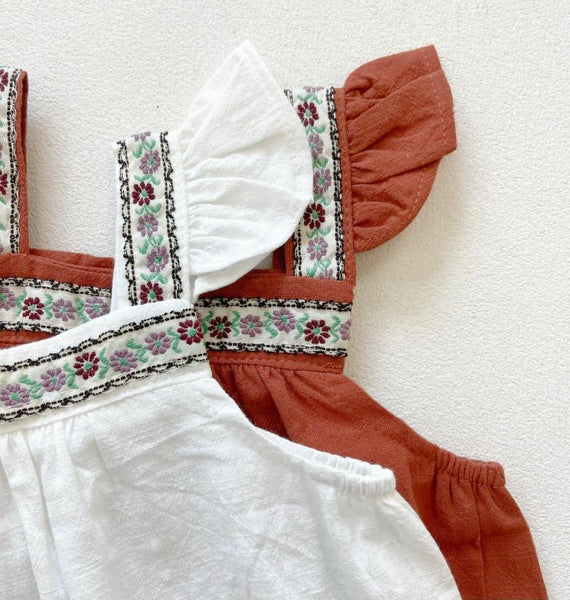 EMBROIDERED ROMPER [PREORDER]