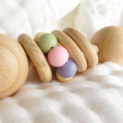 WOODEN RATTLE TEETHER [PREORDER]