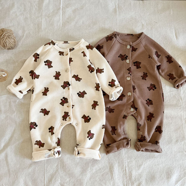RIBBED COTTON BEAR SUIT [PREORDER]