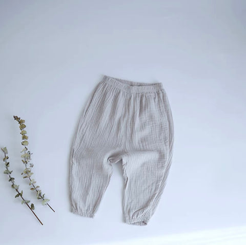 MUSLIN COTTON PANTS [PREORDER]