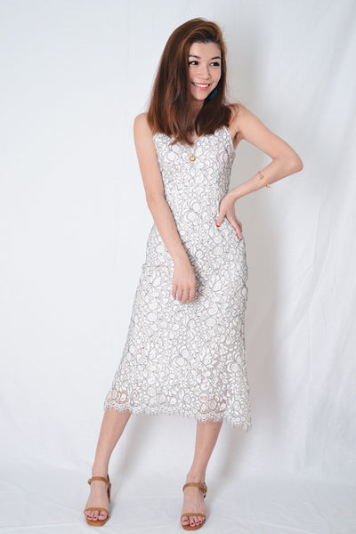 SIERRA LACE MIDI DRESS