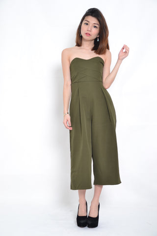 LAUREN JUMPSUIT IN OLIVE