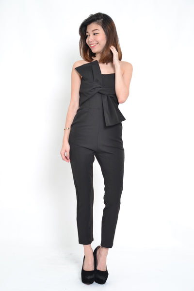 ERICA BOW TIE JUMPSUIT