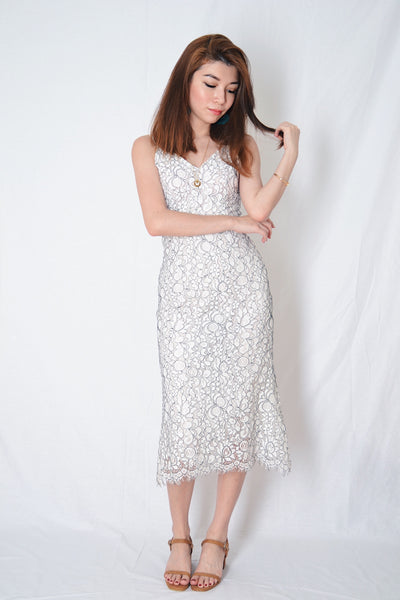 SIERRA LACE MIDI DRESS