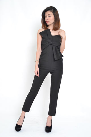 ERICA BOW TIE JUMPSUIT