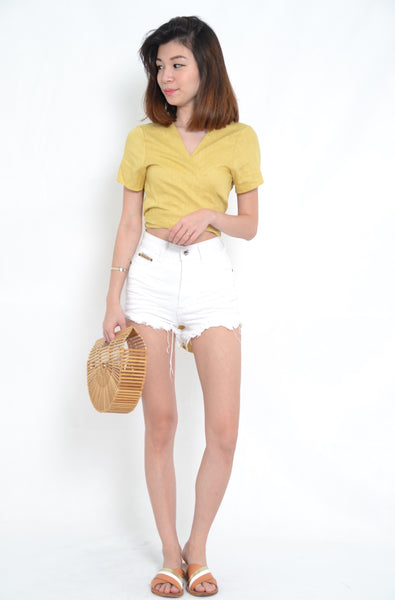 MULTI TIE TOP IN YELLOW