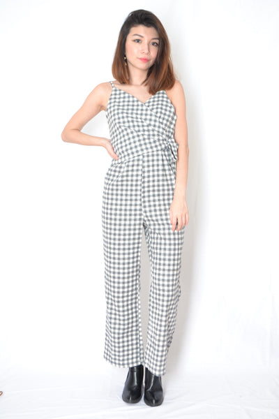 CONSTANCE CHECKERED JUMPSUIT