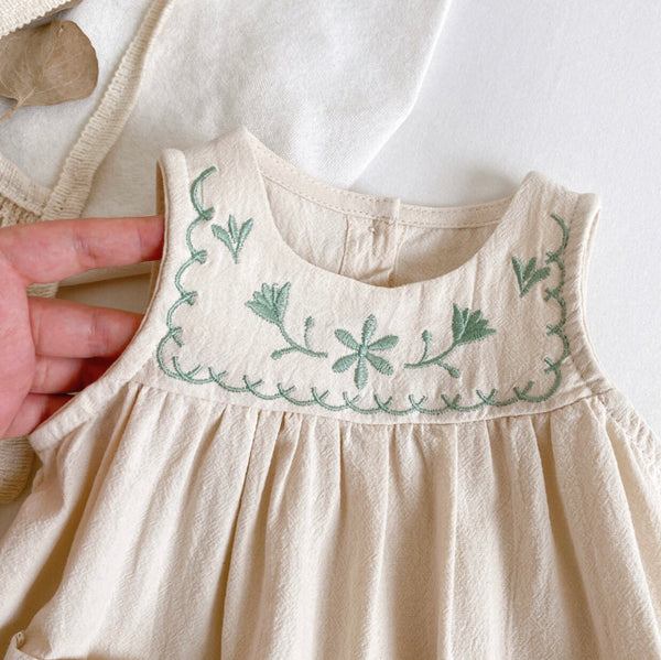 EMBROIDERY LOUNGE DRESS [PREORDER]