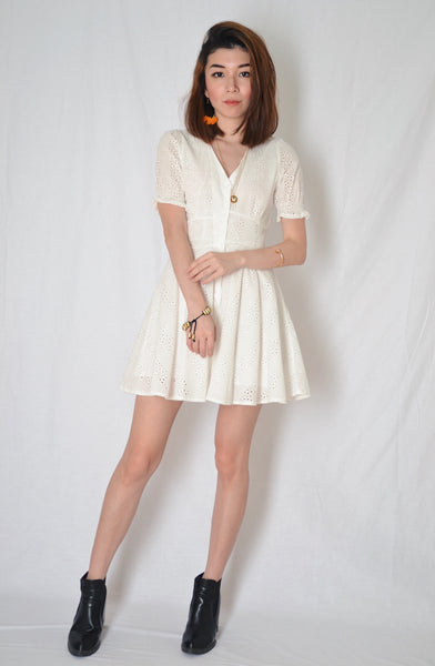 [BACKORDER] YOLANDA EYELET DRESS